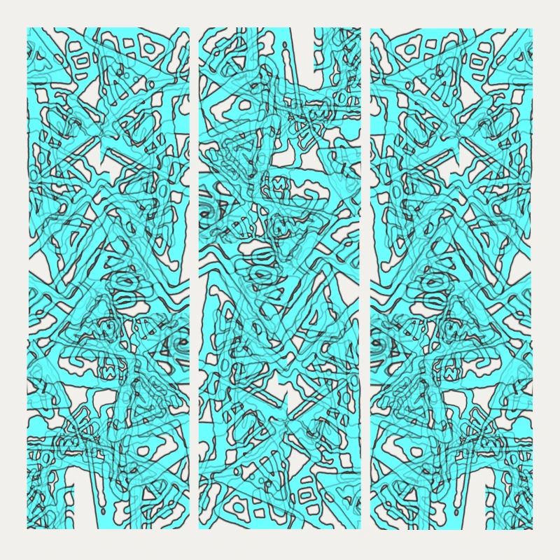 Triptyque du Chaos Turquoise
