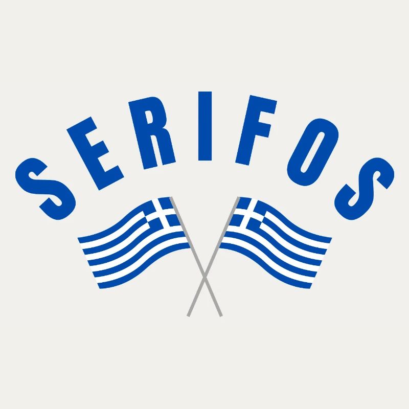 Drapeaux grecs de Serifos
