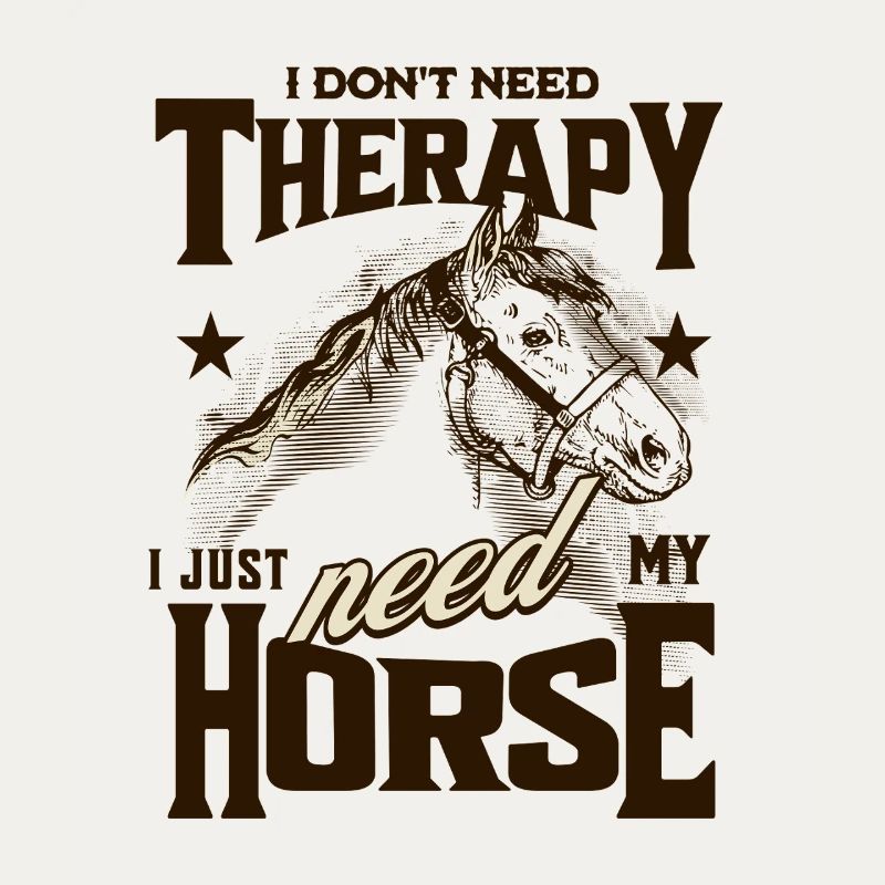 Pferdetherapie-Humor