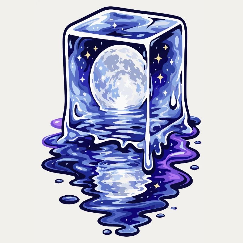 Fusion du cube au clair de lune