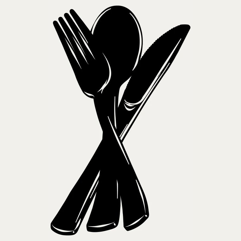 Knife fork and spoon