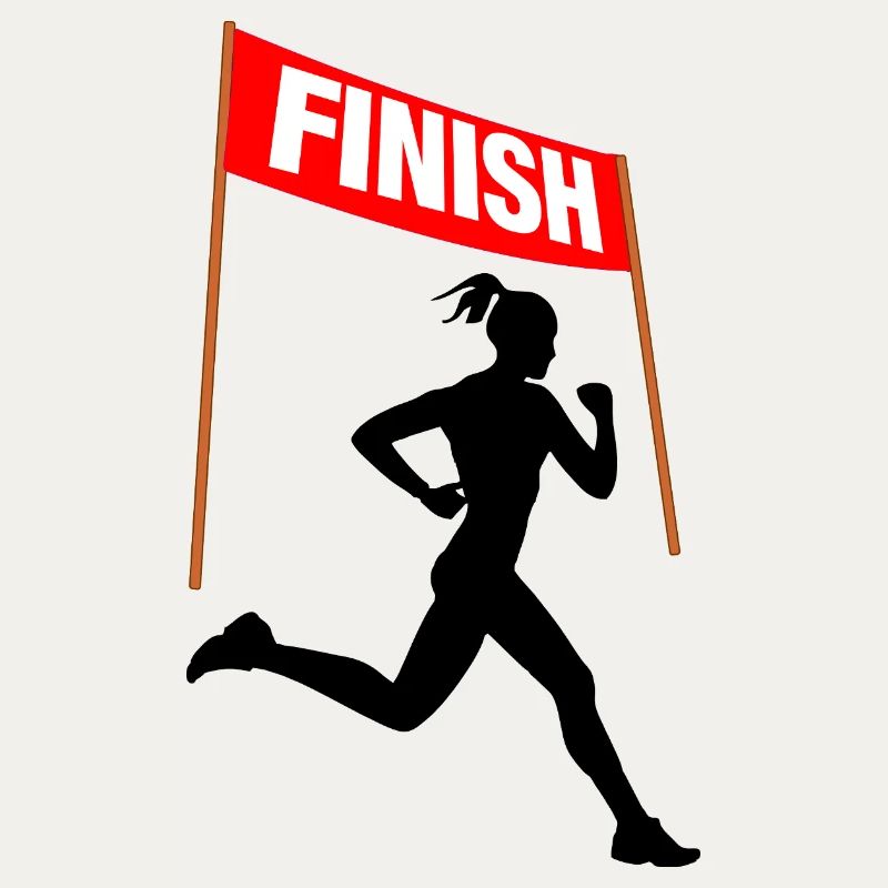 Arrivée coureuse – Victoire marathon