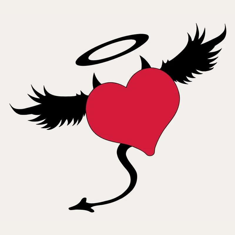 angel devil symbol