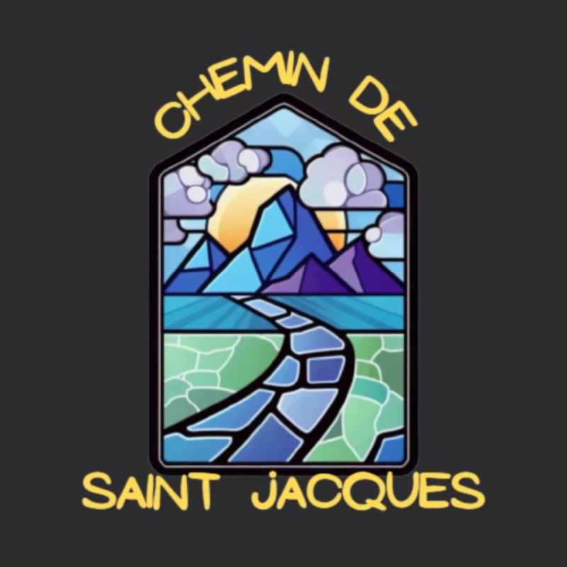 Chemin de St jacques vitrail