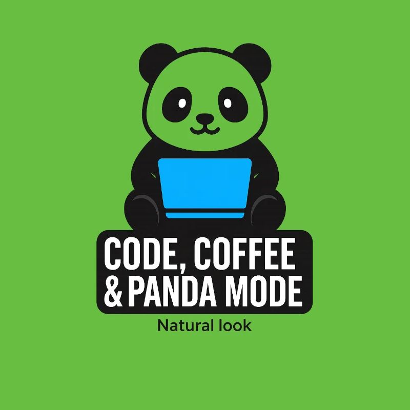 Code, café et style panda