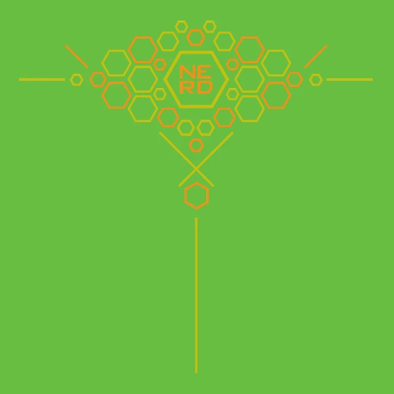 Nerd Hex Pattern Gradient