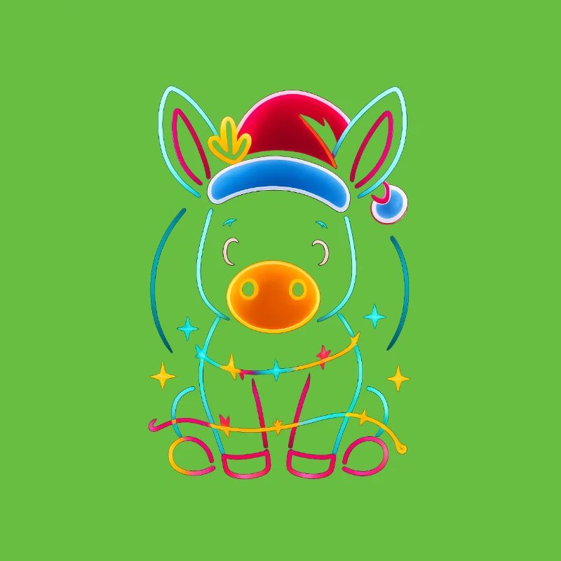 Donkey Elf Noël Drôle Cadeau
