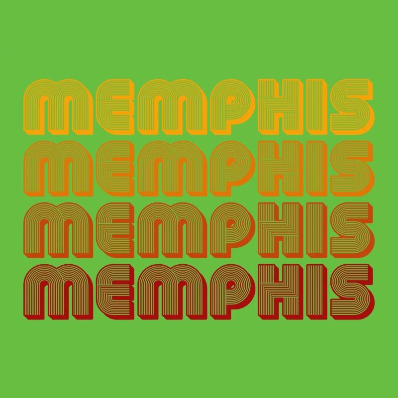 Memphis Gradient Block Pattern