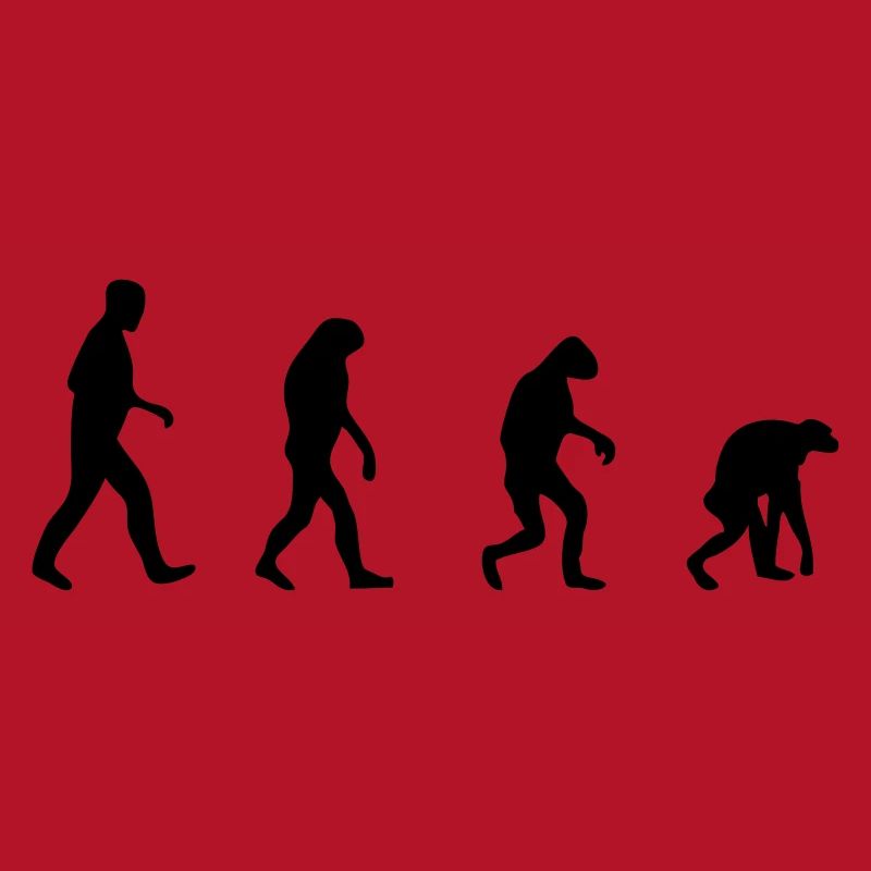 evolution backwards