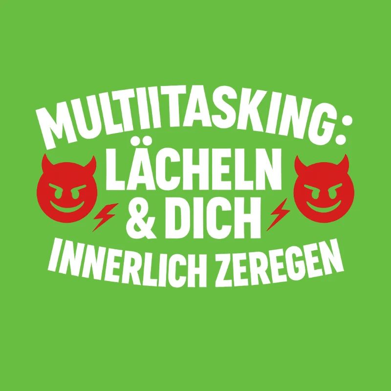 Multitasking Internally disassembling smiles