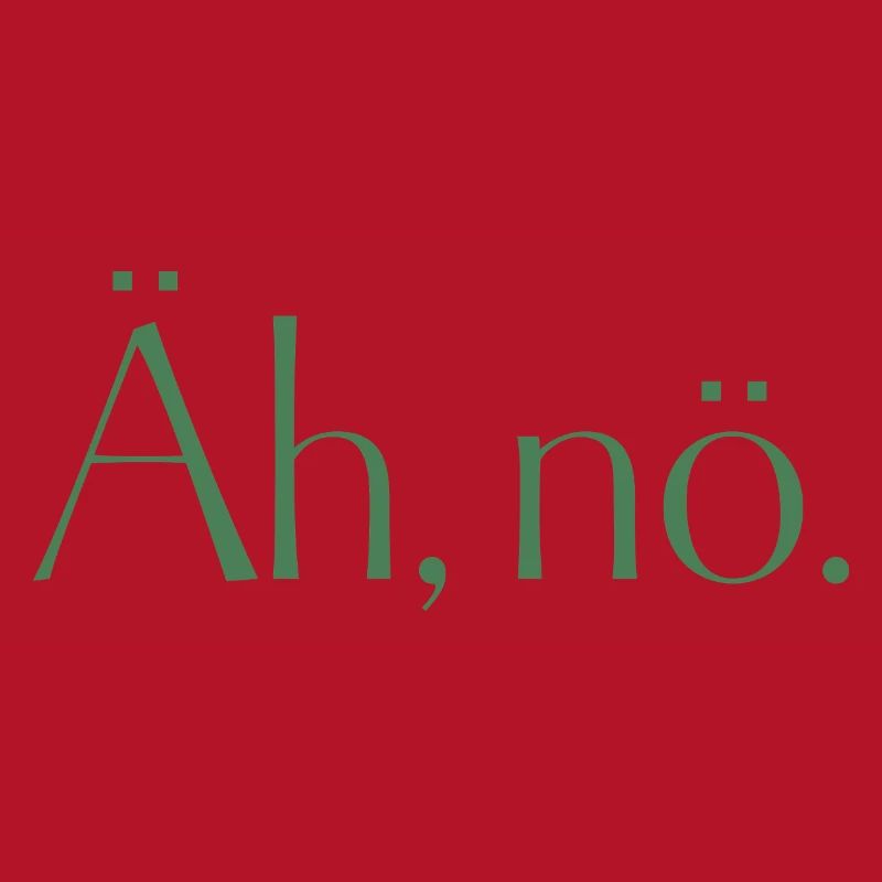 Euh, non. Euh non. Tout simplement non. Rien. Non.