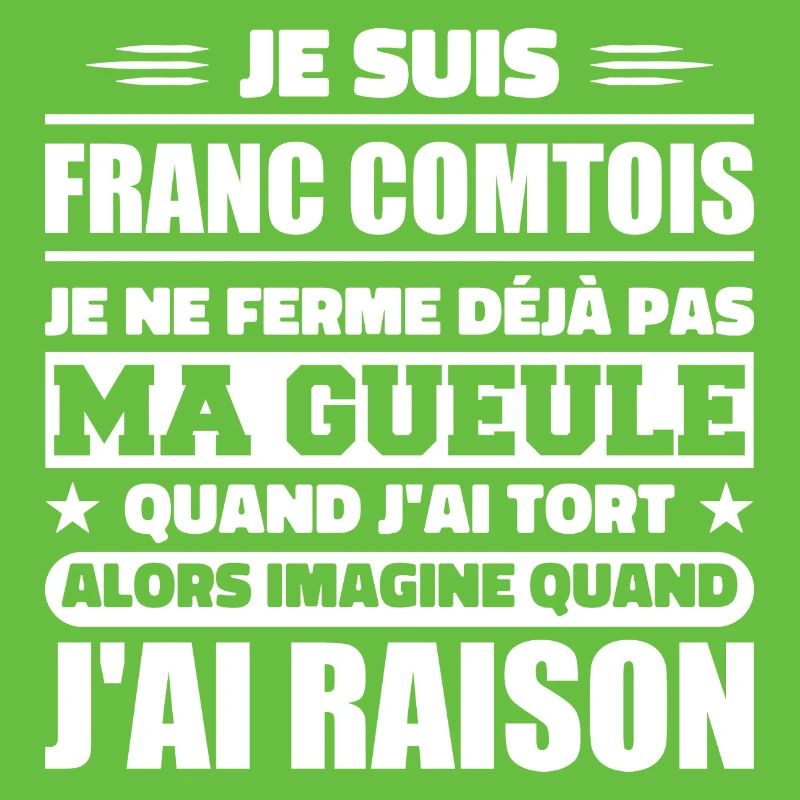 Franc comtois Ich halte meinen Mund nicht zu frank comté