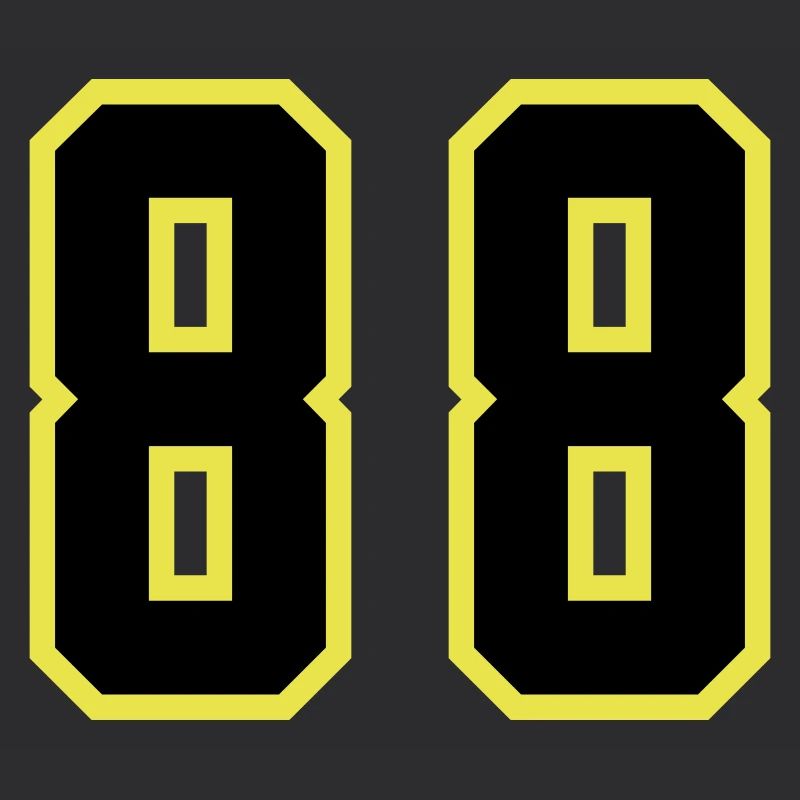 Maillot à numéros 88
