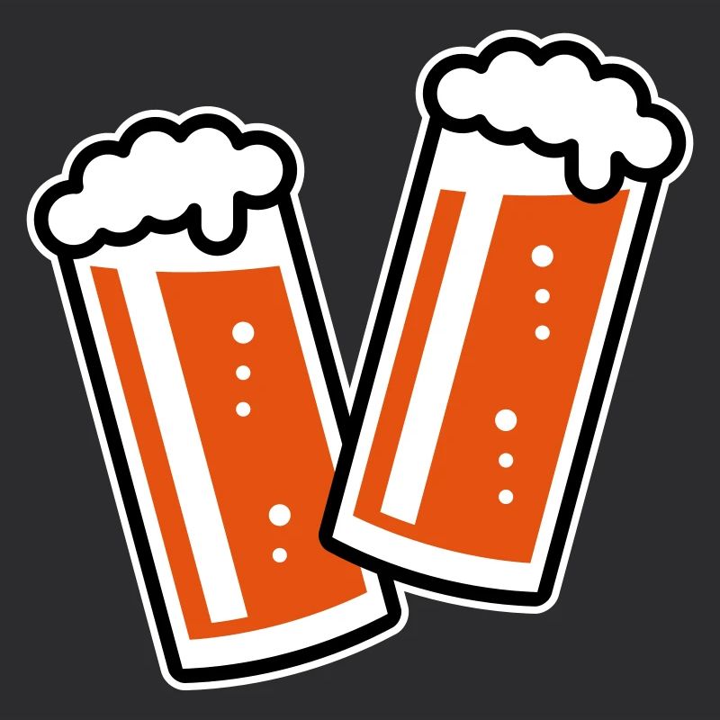 2 Altbiergläser Stoßen An (Bier / Altbier / 3C)
