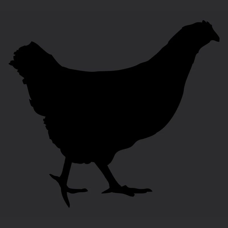 En cours d'exécution poule poulet
