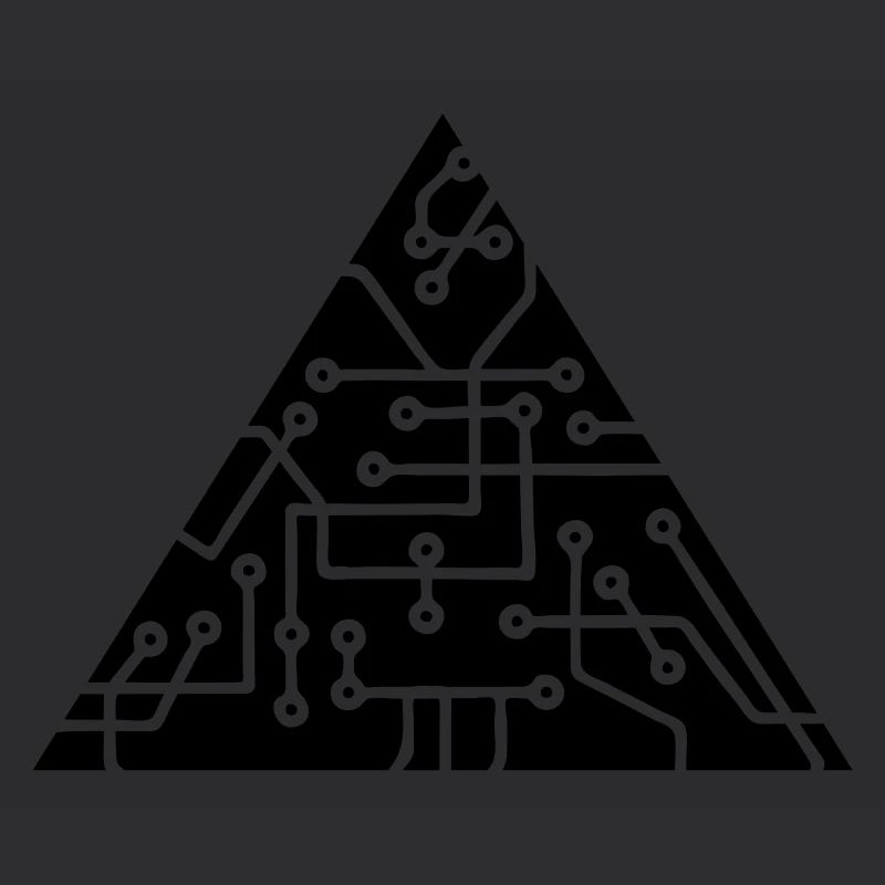 triangular shape microchip technology cool design