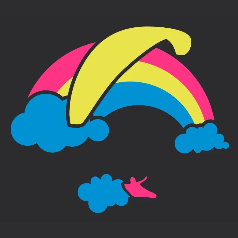 Rainbow & Clouds Paragliding