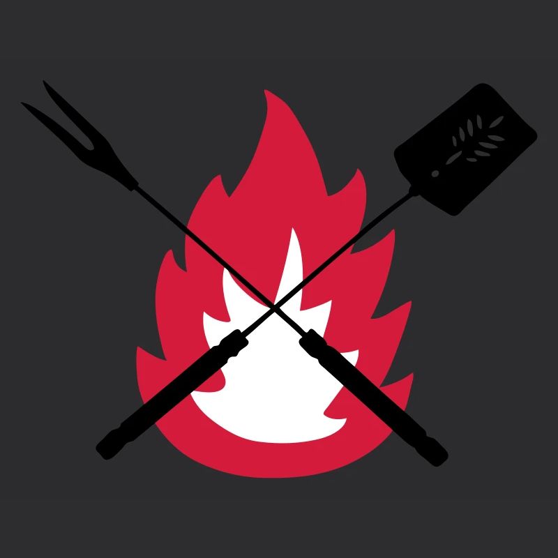 barbecue cook tools fire on BBQ best gift idea