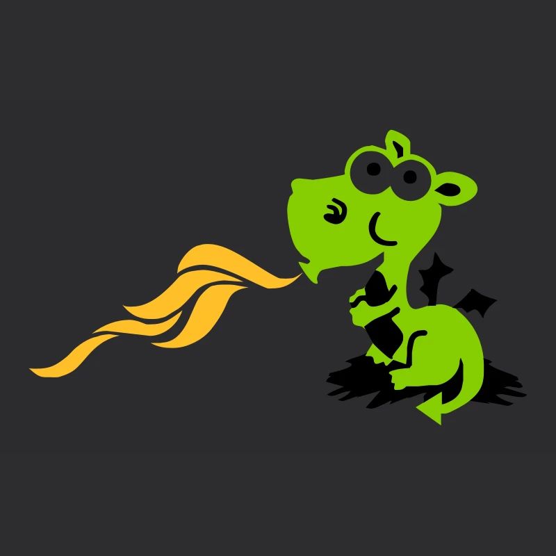 dragon spits fire