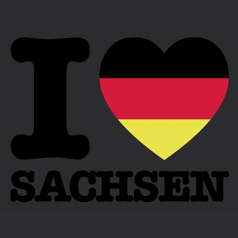 I Love Sachsen Deutschland