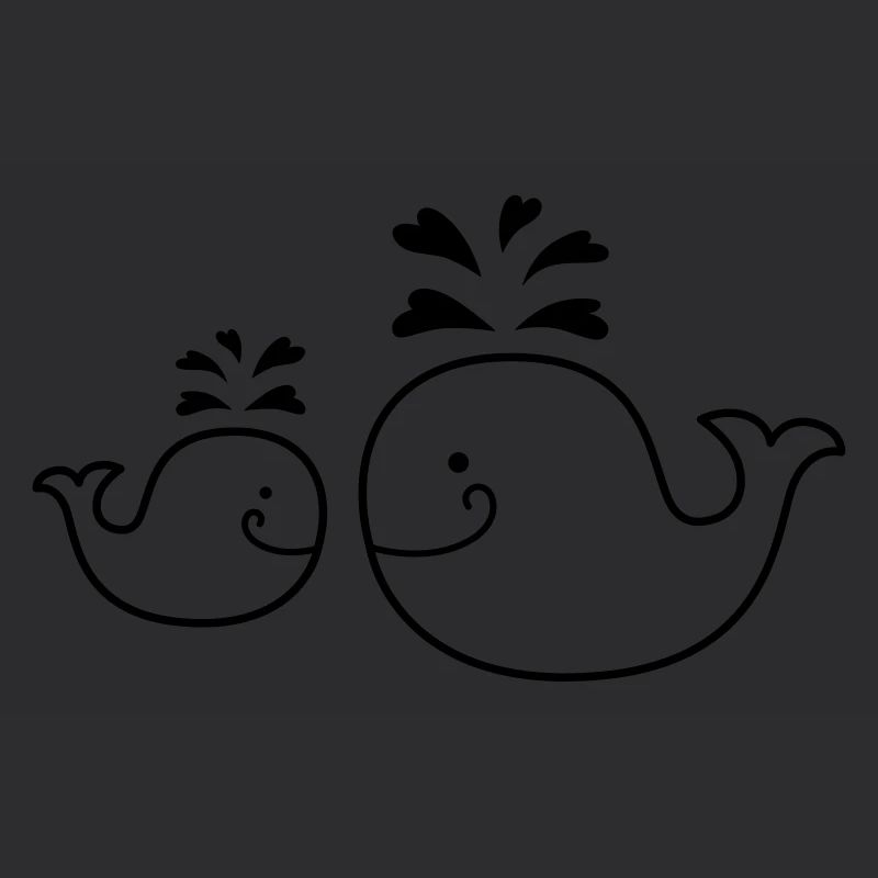 Wal - Mama - child - fish - whale - Mutti - 1C