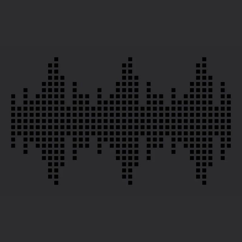 digital waveform frequency grid matrix music