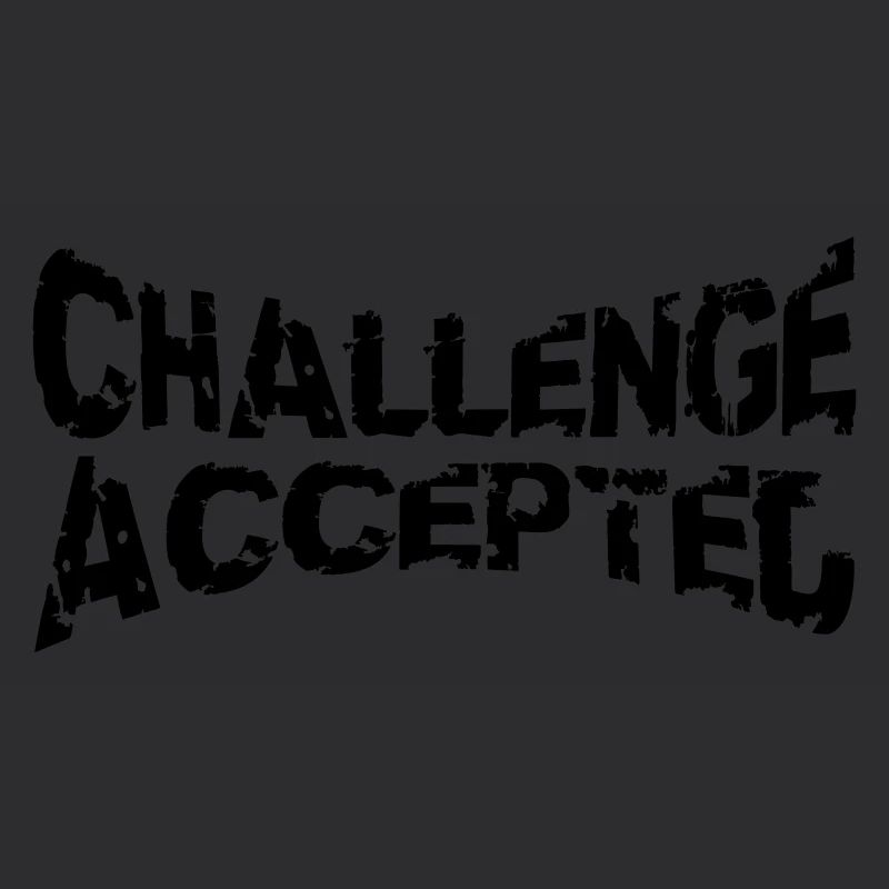 Cooler Stempel Challenge Accepted