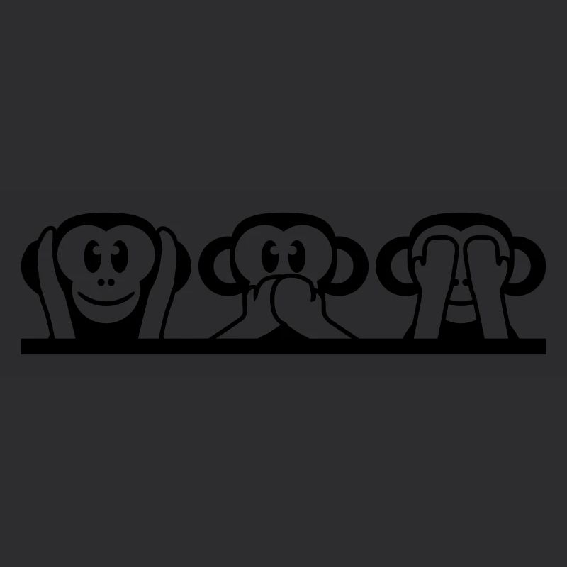 3 Wise Monkeys Hear Nothing Say See Monkey Fun
