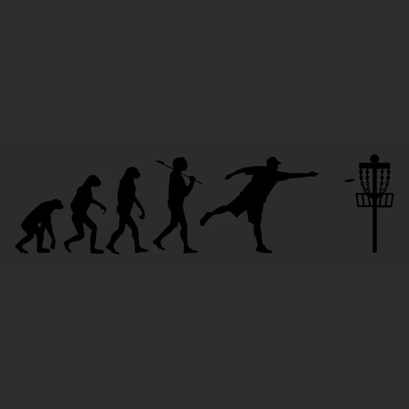 Disc Golf Evolution Ultimate Frisbee Lustig Sport