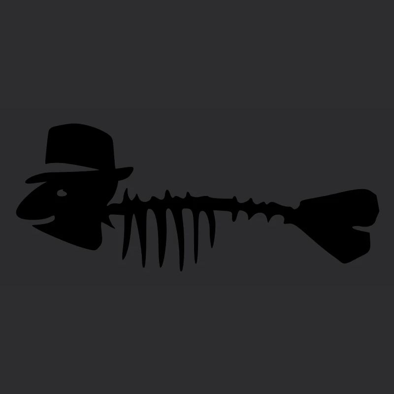 fischgraete mit hut
