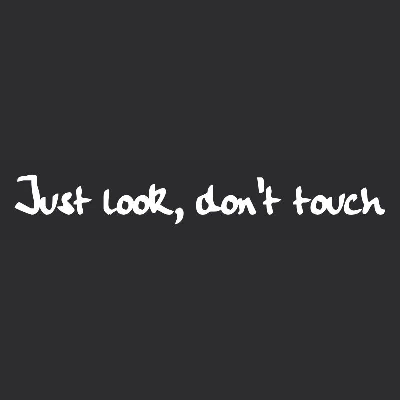 Sprüche T-Shirts – Don't touch | Sprücheshirts