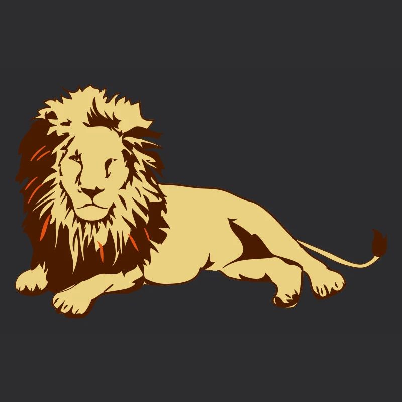 Lion (couché)