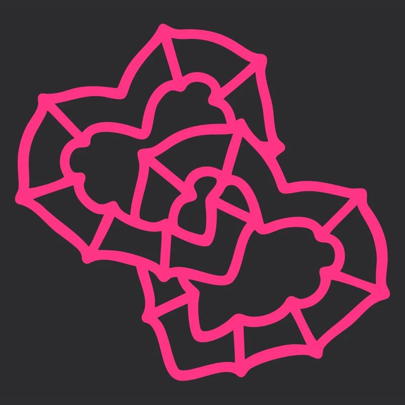 Des cœurs entrelacés