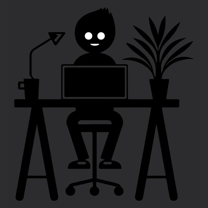 Arbeiter Computer Job Lernen