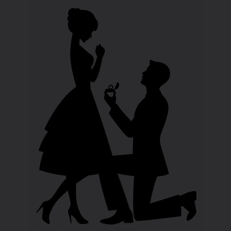 A man makes a marriage proposal