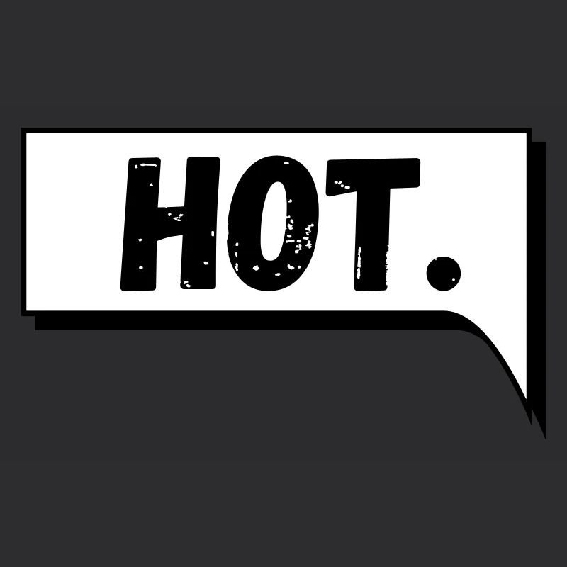 Comic Speech Bubble Hot