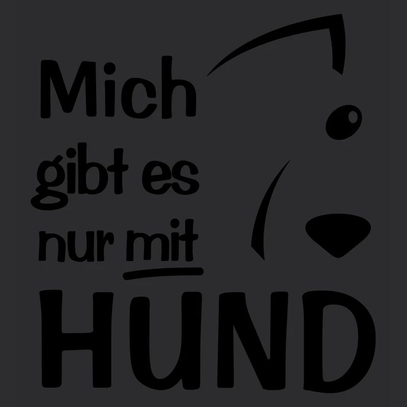 Nur mit Hund