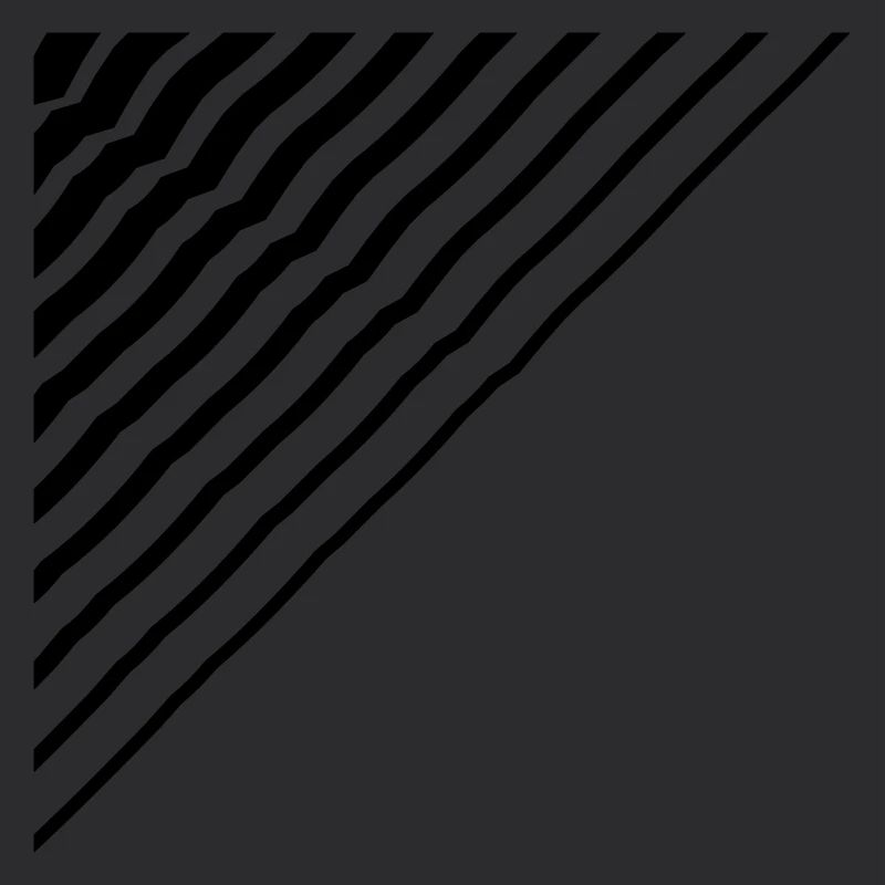 Lignes de forme triangulaire nombreuses lignes mot