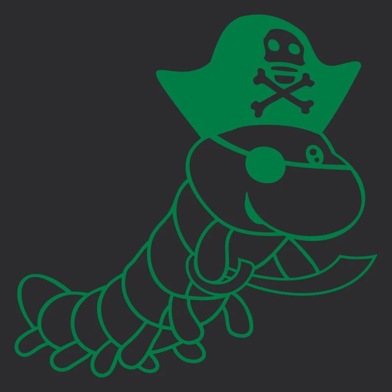 Chenille Sabre Pirate Capitaine Chapeau Drôle Mignon Bande dessinée