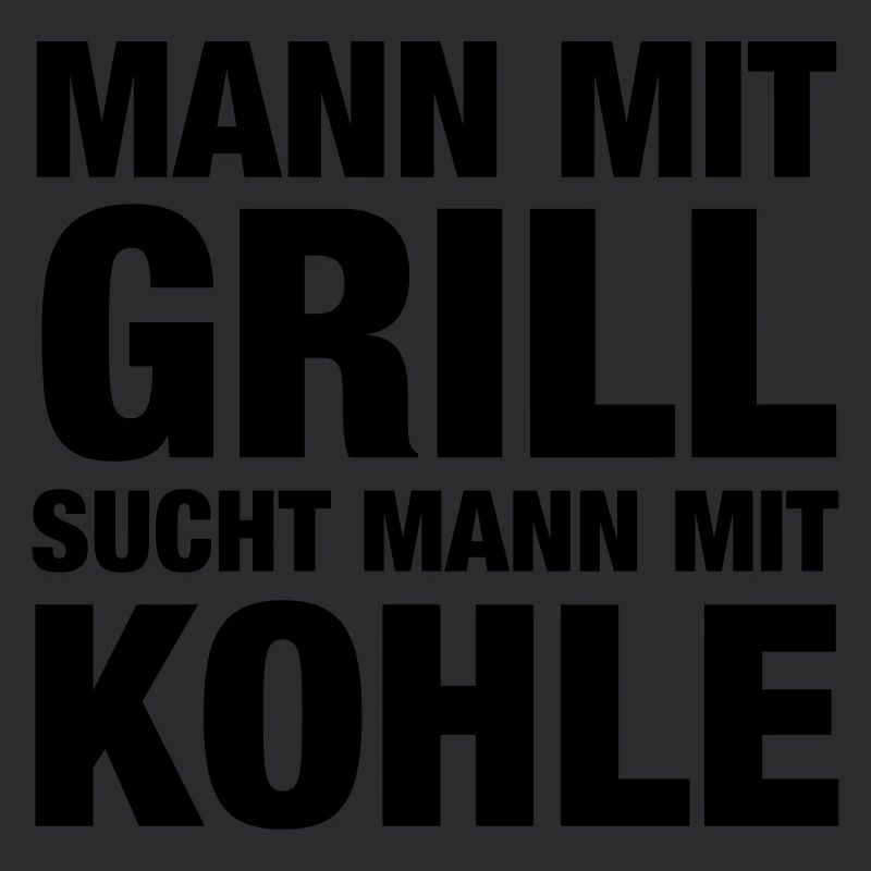 Mann mit Grill sucht