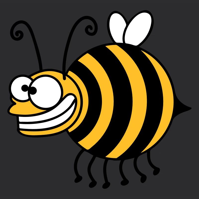 Funny thickness crazy bee