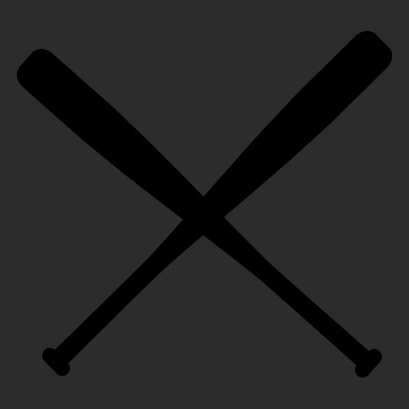 baseball bat crossed