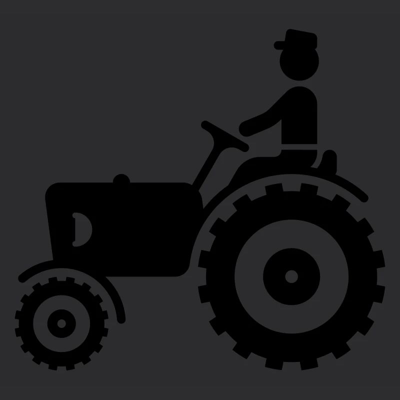 Farmer With Tractor