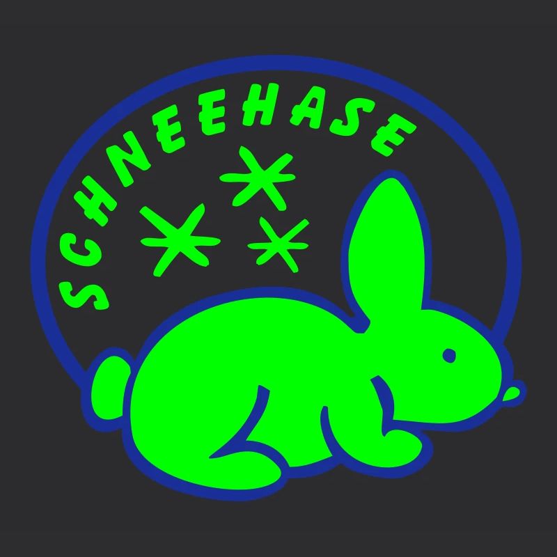 Schneehase 01 - 2farb