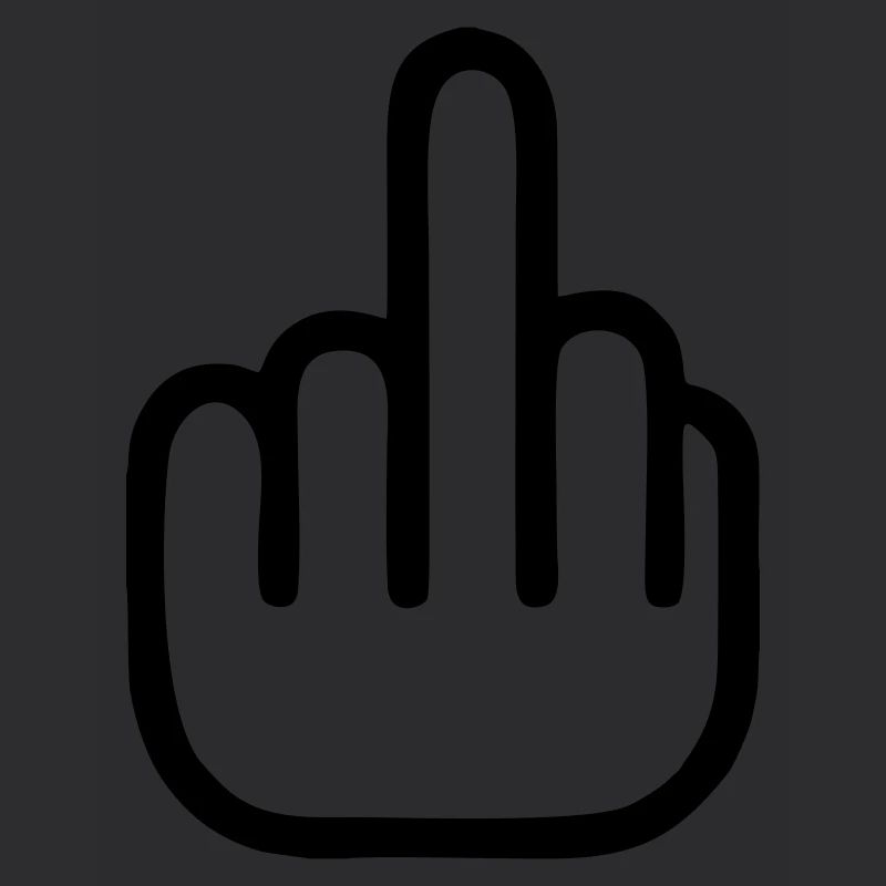 middle finger ★ Mittelfinger
