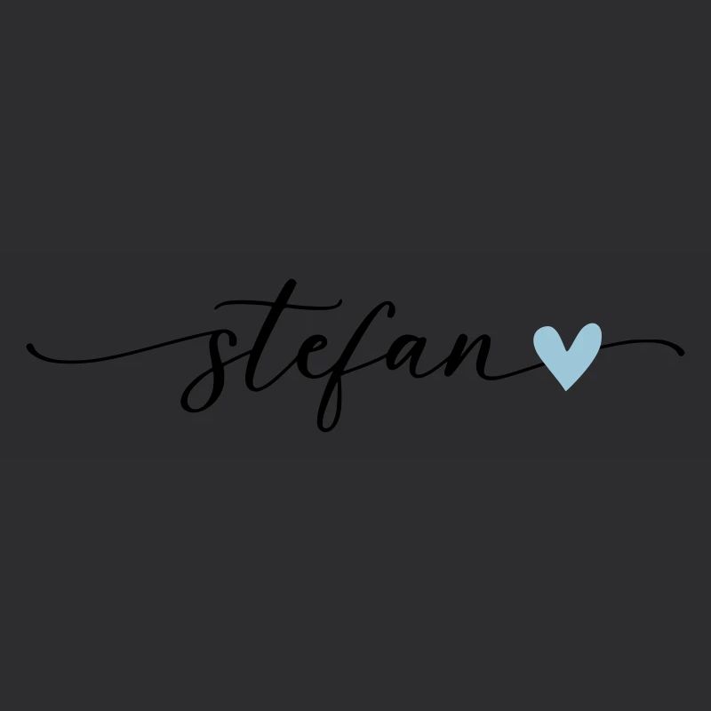 Stefan Name Calligraphy Font