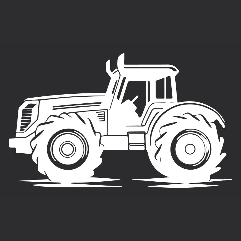 Tractor Silhouette Icon
