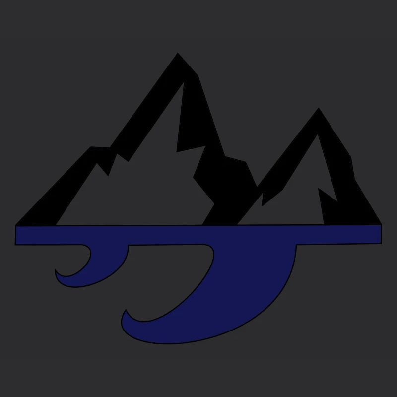 Mountain & wave