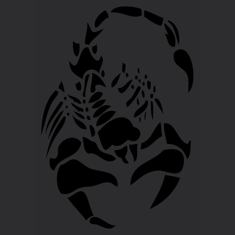 skorpion schwarz