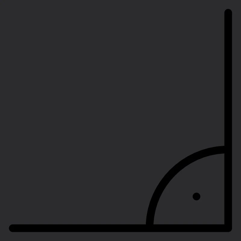 Icône de mathématiques - angle droit